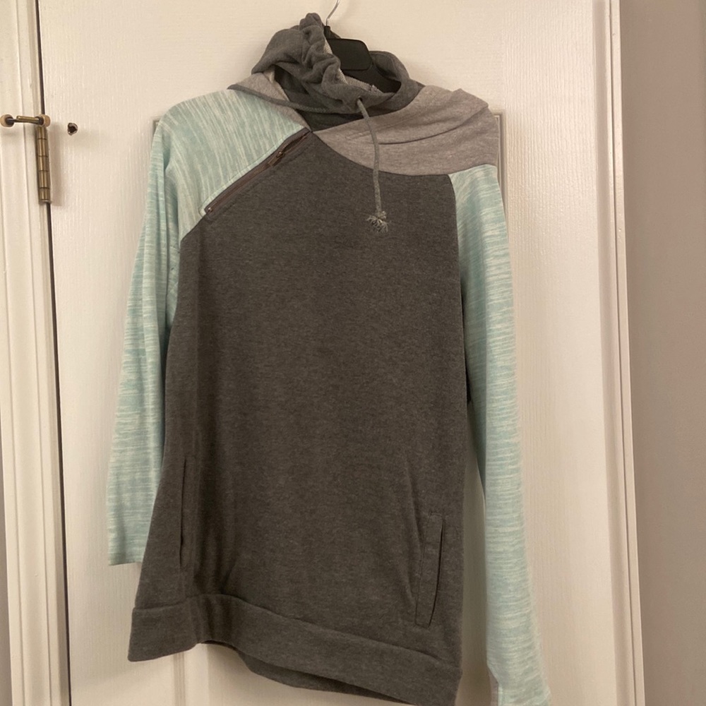 Double hooded sweatshirt